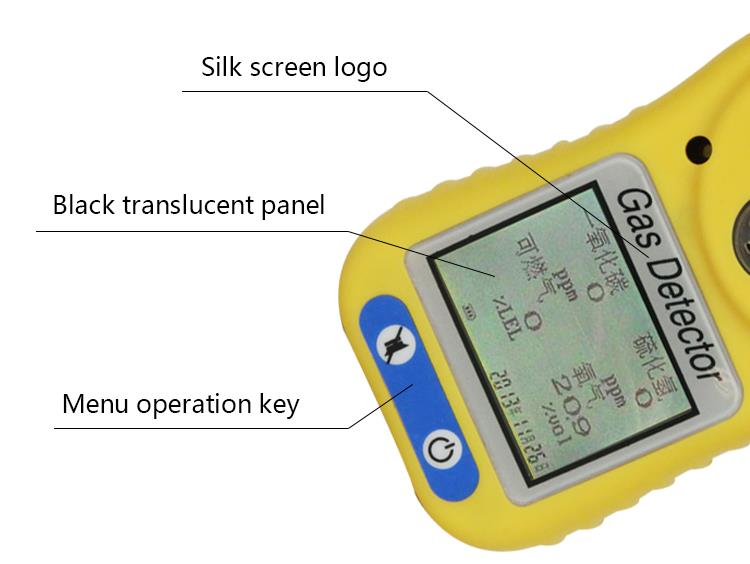 portable multi 4 in 1 gas detector 