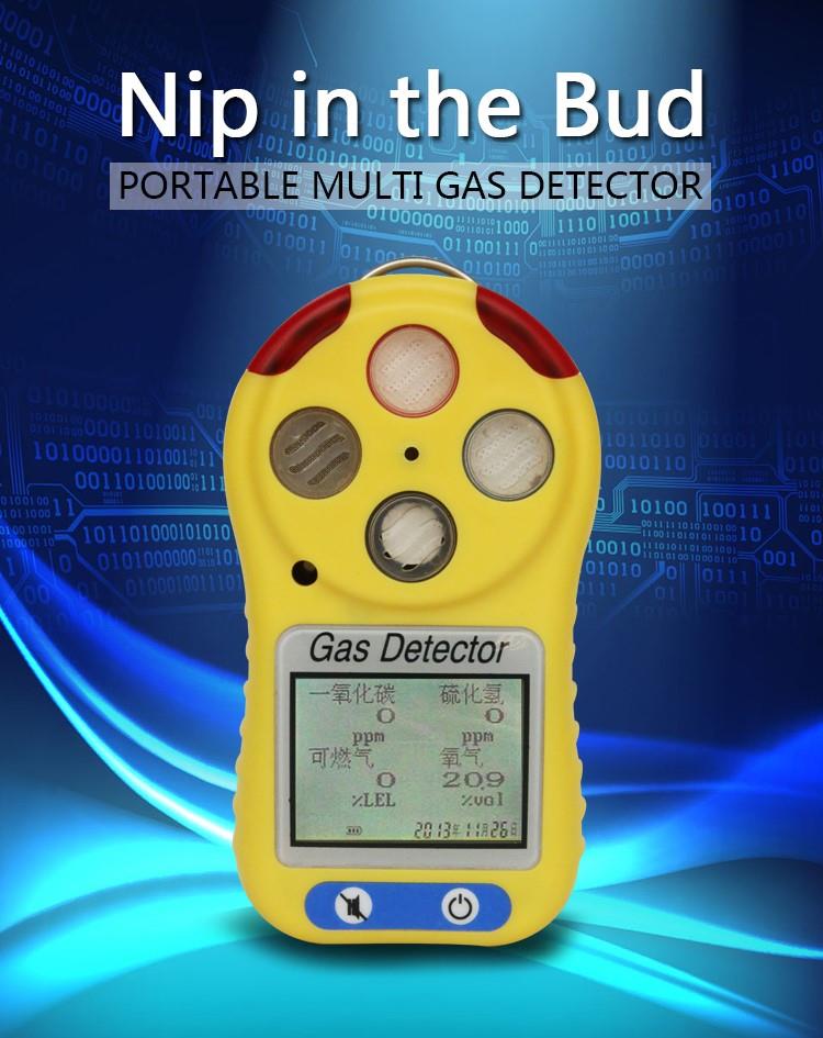 portable multi 4 in 1 gas detector 