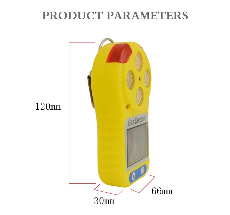 portable multi 4 in 1 gas detector 