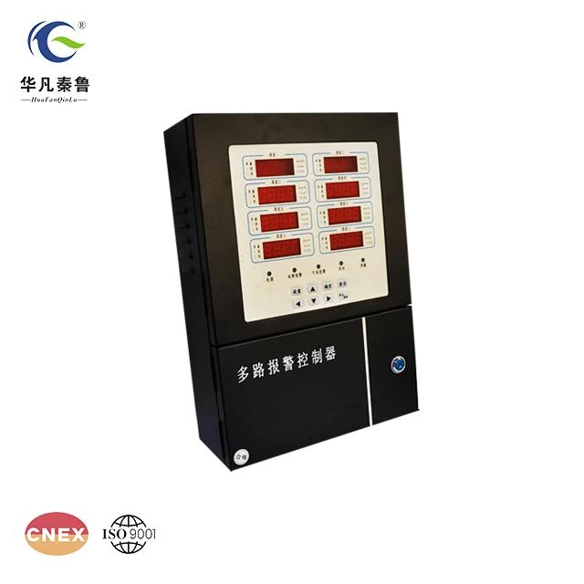 Industrial Gas Leak Detector, 4 Ways Gas Value Display Cabinet, Fixed Install In A Monitor Room
