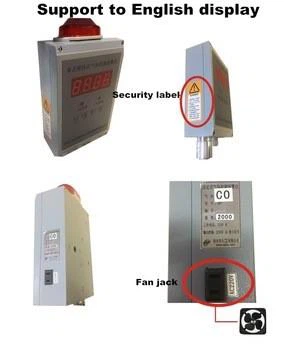 Wall Mounted Fixed Hydrogen H2 Gas Detector With Alarm